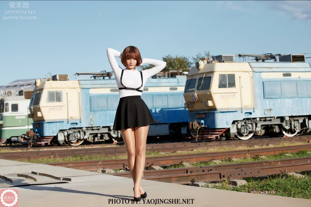 [FAIRY CLUB妖精社] 2020.11.28 T2042《逆光車站》唐飛飛-極品無内絲T系列 3