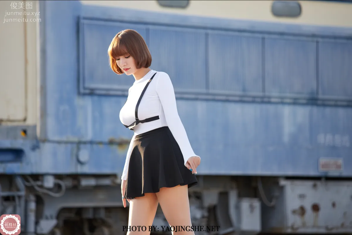 [FAIRY CLUB妖精社] 2020.11.28 T2042《逆光車站》唐飛飛-極品無内絲T系列 30