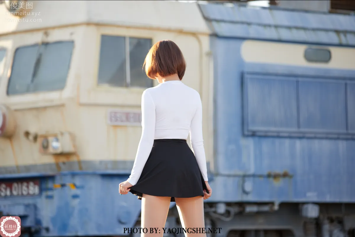 [FAIRY CLUB妖精社] 2020.11.28 T2042《逆光車站》唐飛飛-極品無内絲T系列 37