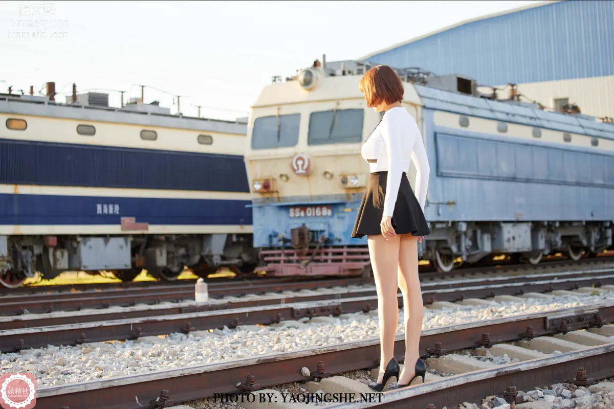 [FAIRY CLUB妖精社] 2020.11.28 T2042《逆光車站》唐飛飛-極品無内絲T系列 57