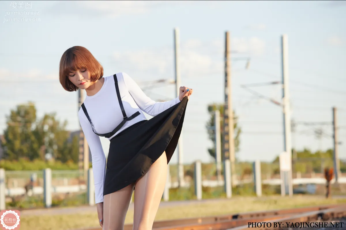 [FAIRY CLUB妖精社] 2020.11.28 T2042《逆光車站》唐飛飛-極品無内絲T系列 68