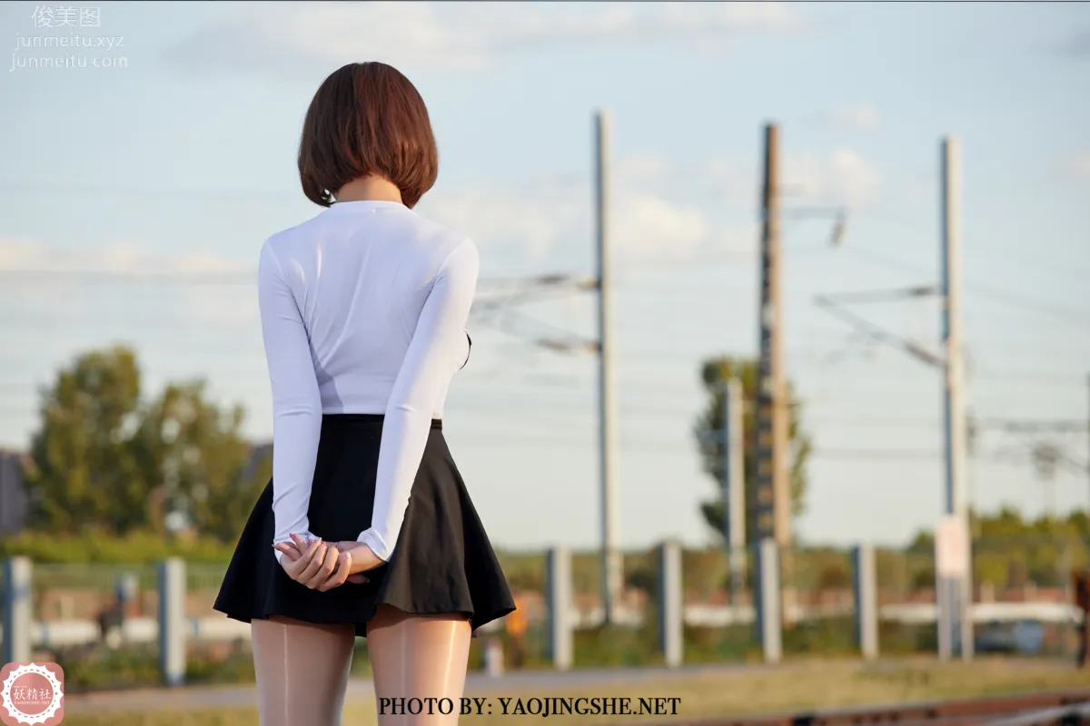 [FAIRY CLUB妖精社] 2020.11.28 T2042《逆光車站》唐飛飛-極品無内絲T系列 69