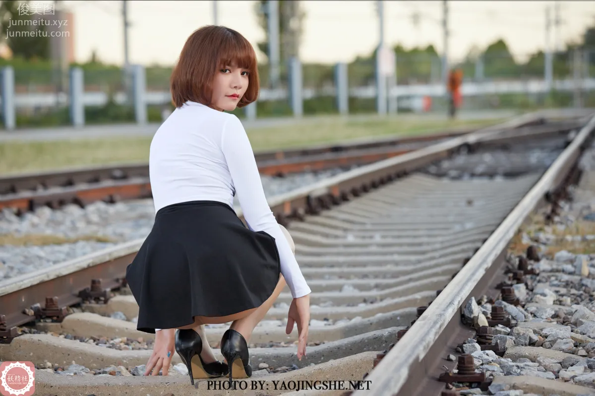 [FAIRY CLUB妖精社] 2020.11.28 T2042《逆光車站》唐飛飛-極品無内絲T系列 73
