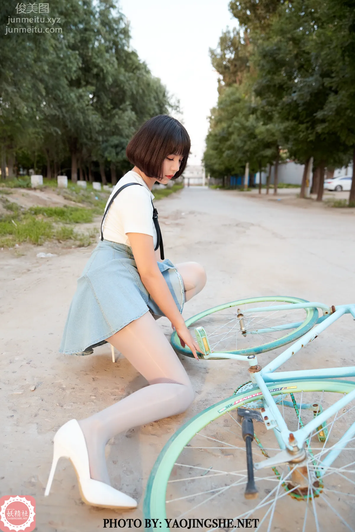 [FAIRY CLUB妖精社] 2020.12.07 T2043《回家路上》唐飛飛-極品無内絲T系列 11