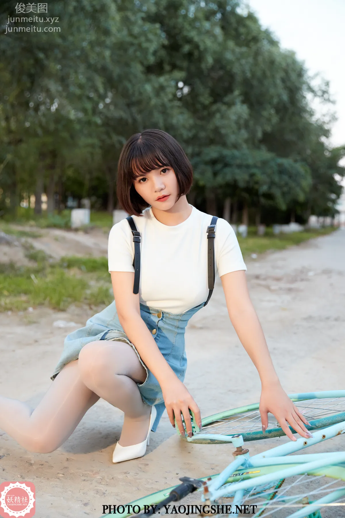 [FAIRY CLUB妖精社] 2020.12.07 T2043《回家路上》唐飛飛-極品無内絲T系列 15