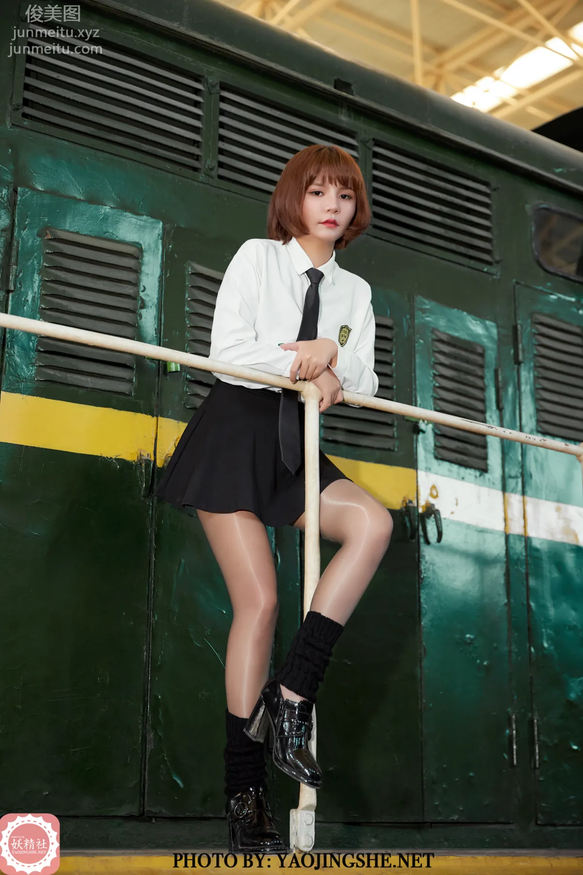 [FAIRY CLUB妖精社] 2020.12.30 T2048《可愛JK》唐飛飛-極品無内絲T系列 28