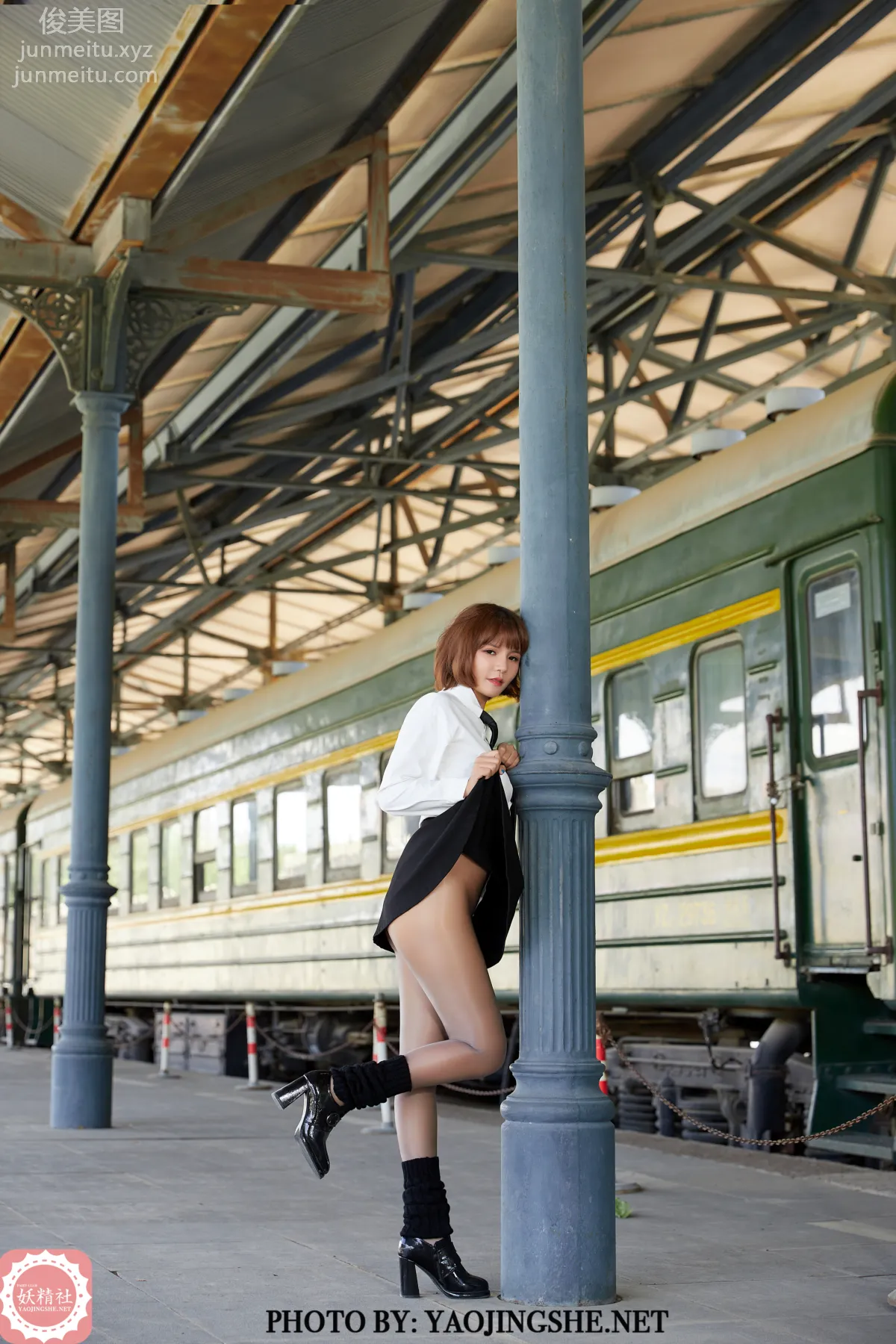 [FAIRY CLUB妖精社] 2020.12.30 T2048《可愛JK》唐飛飛-極品無内絲T系列 45