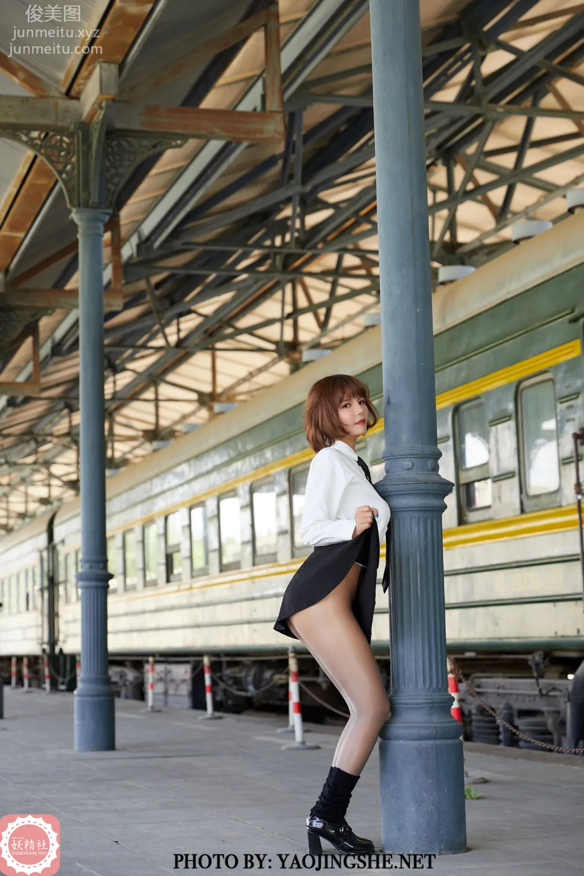 [FAIRY CLUB妖精社] 2020.12.30 T2048《可愛JK》唐飛飛-極品無内絲T系列 46