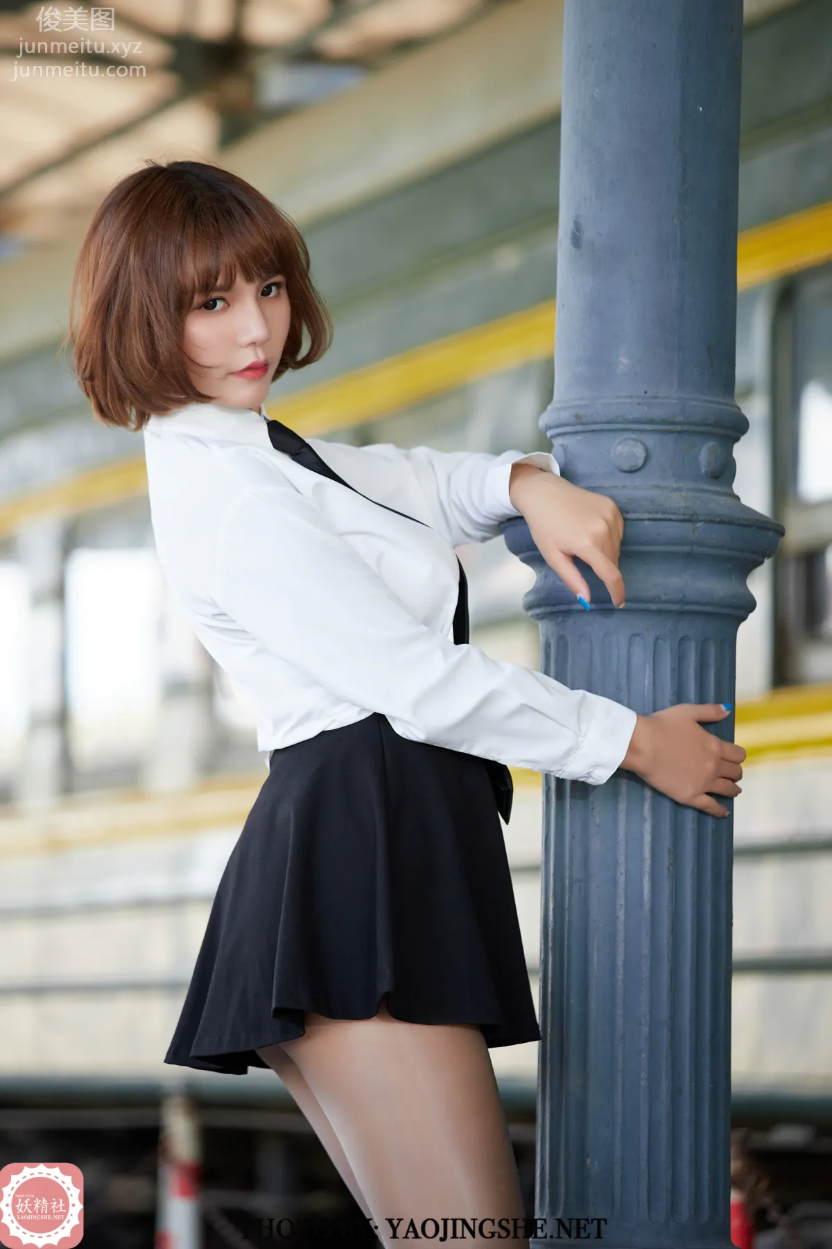 [FAIRY CLUB妖精社] 2020.12.30 T2048《可愛JK》唐飛飛-極品無内絲T系列 55