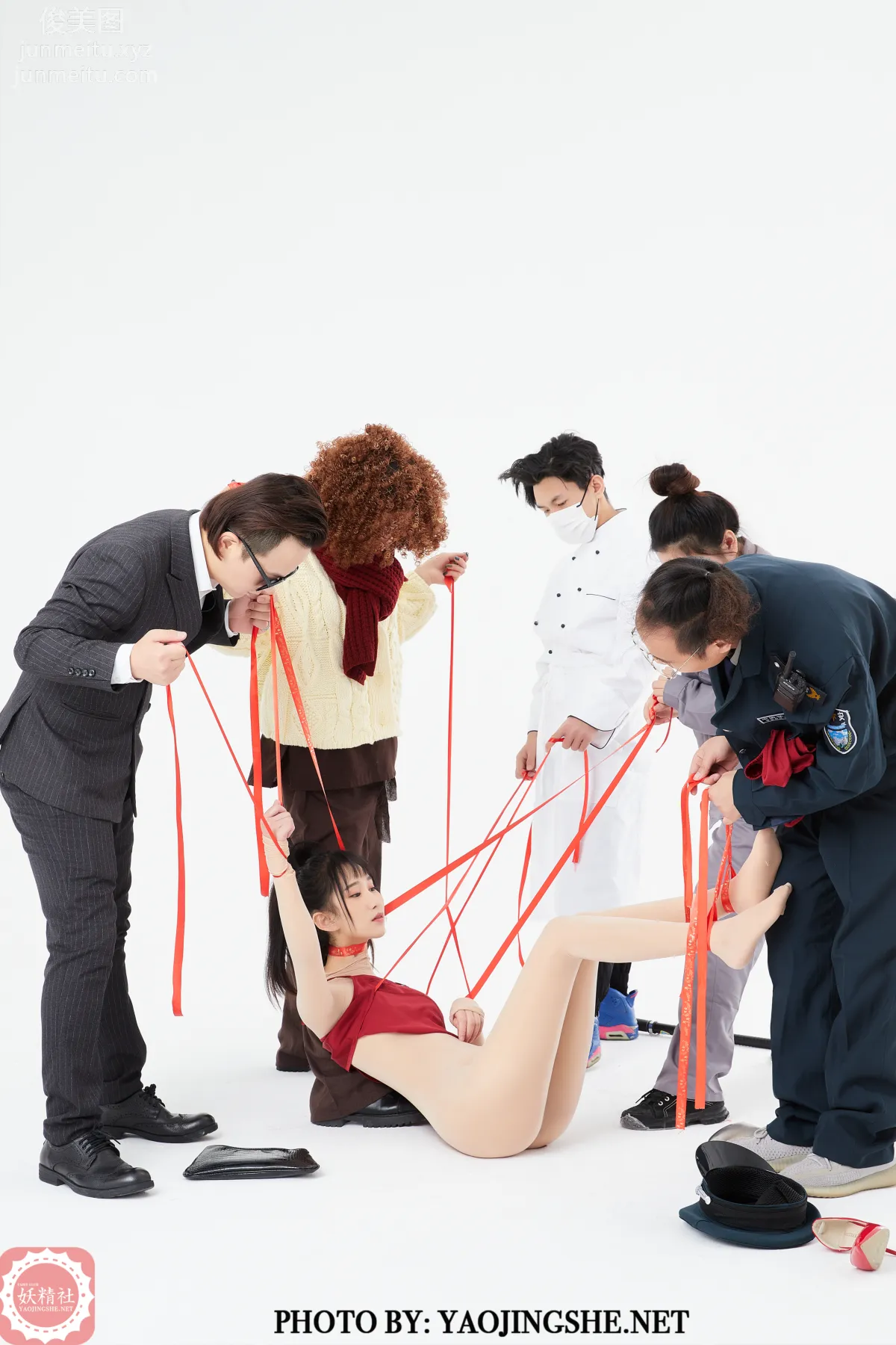 [FAIRY CLUB妖精社] 2021.02.07 T2106《美絲小偷上》喵喵-極品無内絲T系列 34