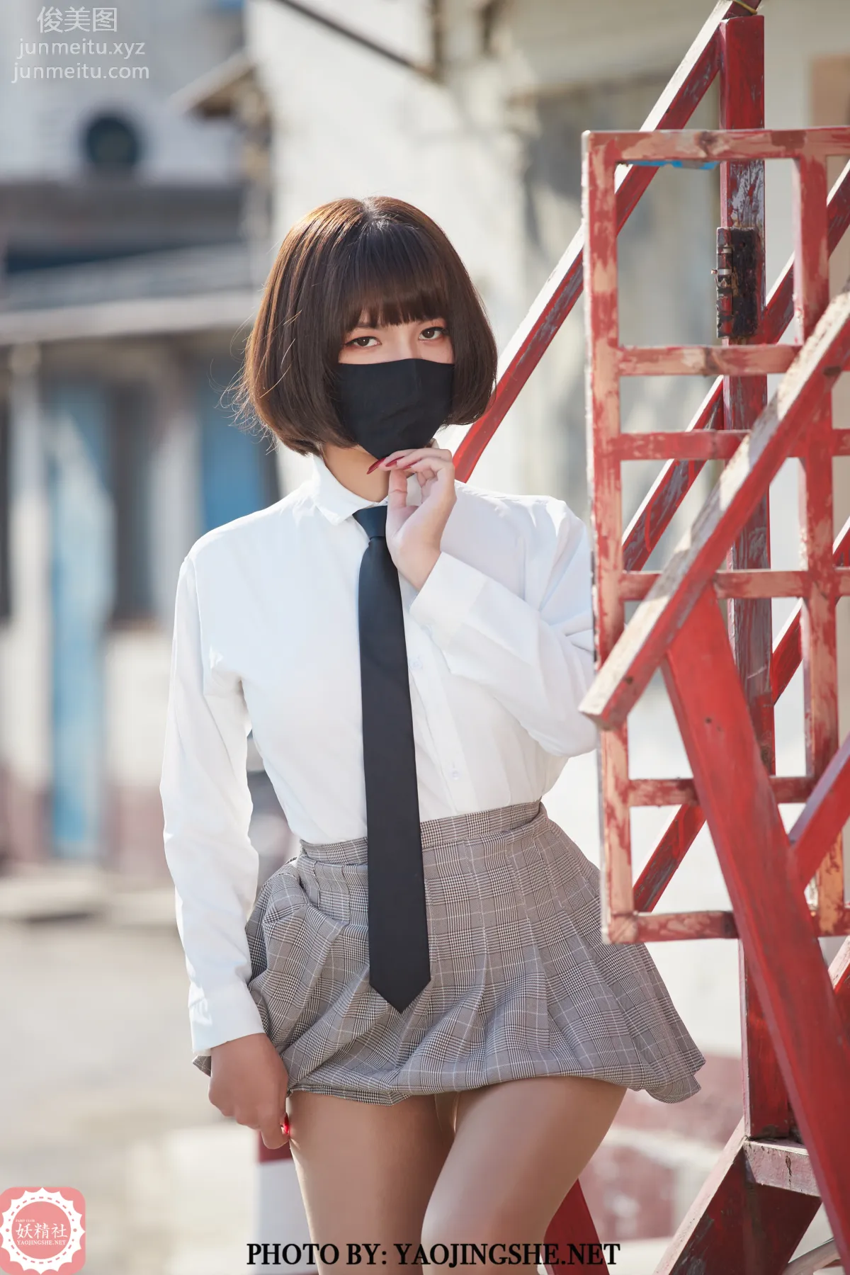 [FAIRY CLUB妖精社] 2021.06.24 T2123《胡同裡的學妹》唐飛飛-極品無内絲T系列 2