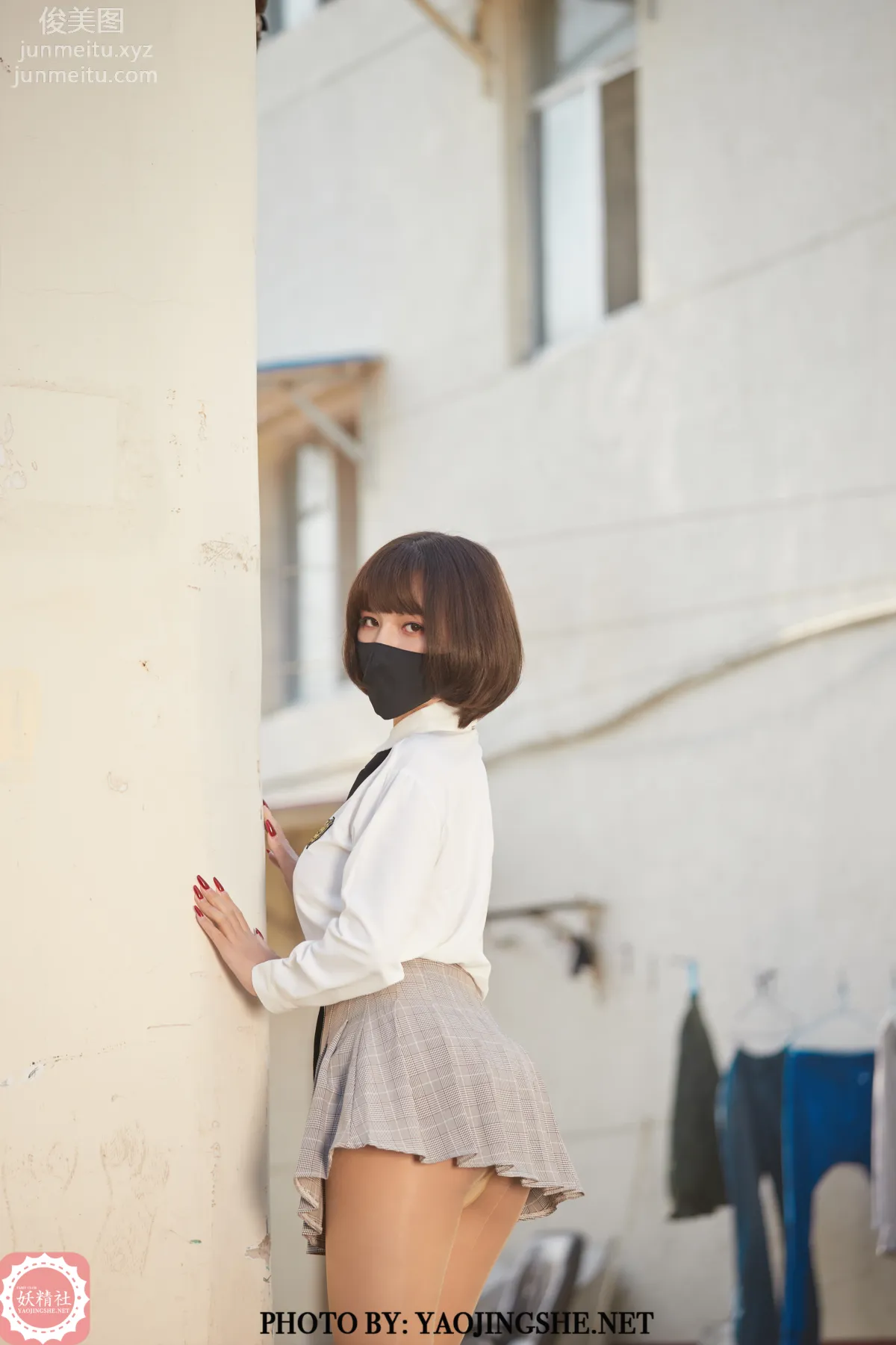 [FAIRY CLUB妖精社] 2021.06.24 T2123《胡同裡的學妹》唐飛飛-極品無内絲T系列 10