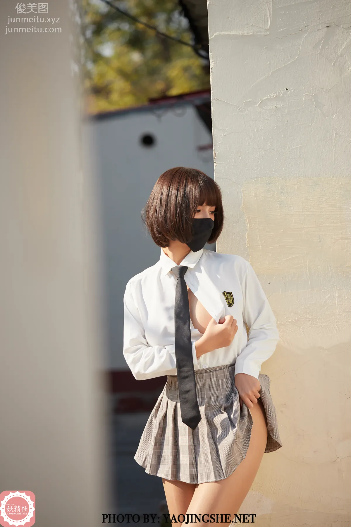 [FAIRY CLUB妖精社] 2021.06.24 T2123《胡同裡的學妹》唐飛飛-極品無内絲T系列 14