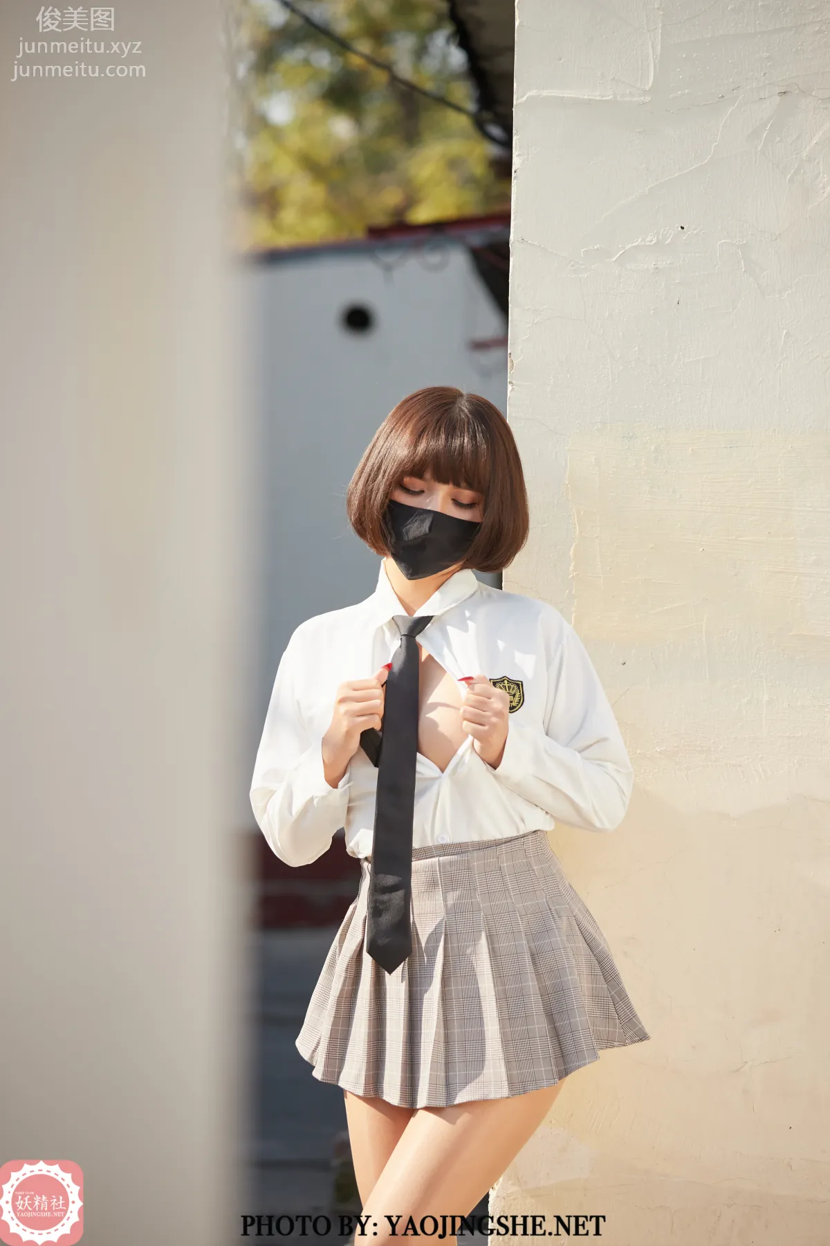 [FAIRY CLUB妖精社] 2021.06.24 T2123《胡同裡的學妹》唐飛飛-極品無内絲T系列 15
