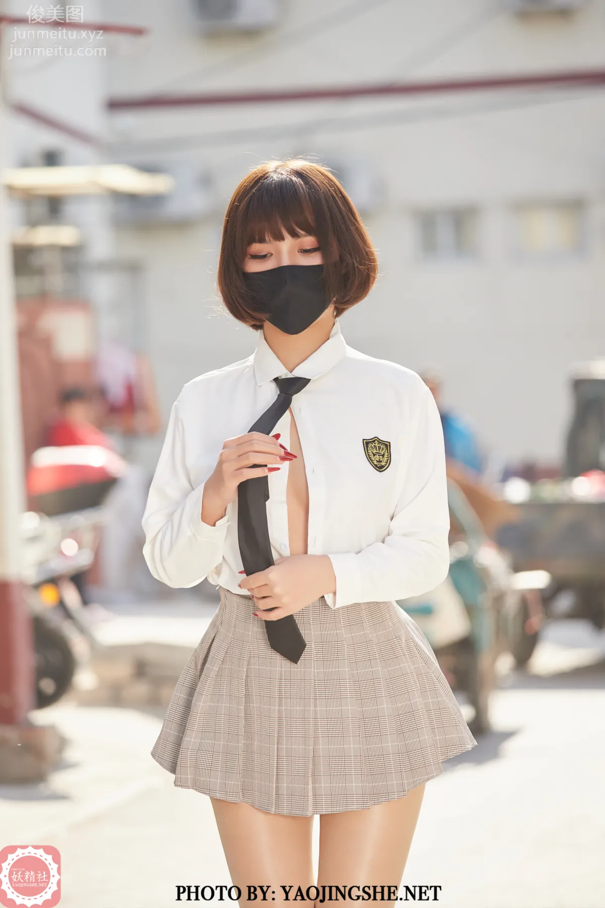 [FAIRY CLUB妖精社] 2021.06.24 T2123《胡同裡的學妹》唐飛飛-極品無内絲T系列 25