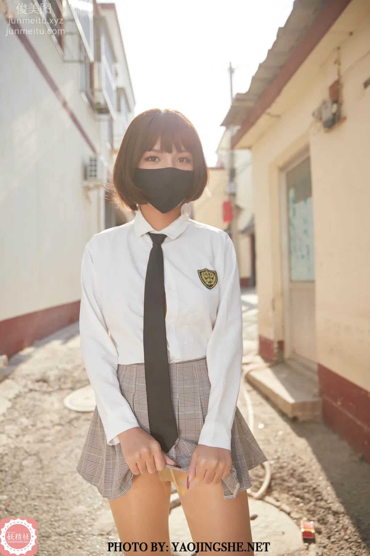 [FAIRY CLUB妖精社] 2021.06.24 T2123《胡同裡的學妹》唐飛飛-極品無内絲T系列 30