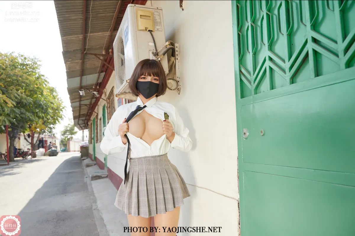 [FAIRY CLUB妖精社] 2021.06.24 T2123《胡同裡的學妹》唐飛飛-極品無内絲T系列 46
