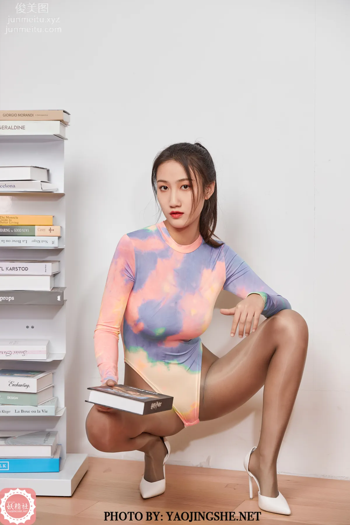 [FAIRY CLUB妖精社]2021.09.08 T2128《思文-炫彩高叉-極品無内絲T系列 39