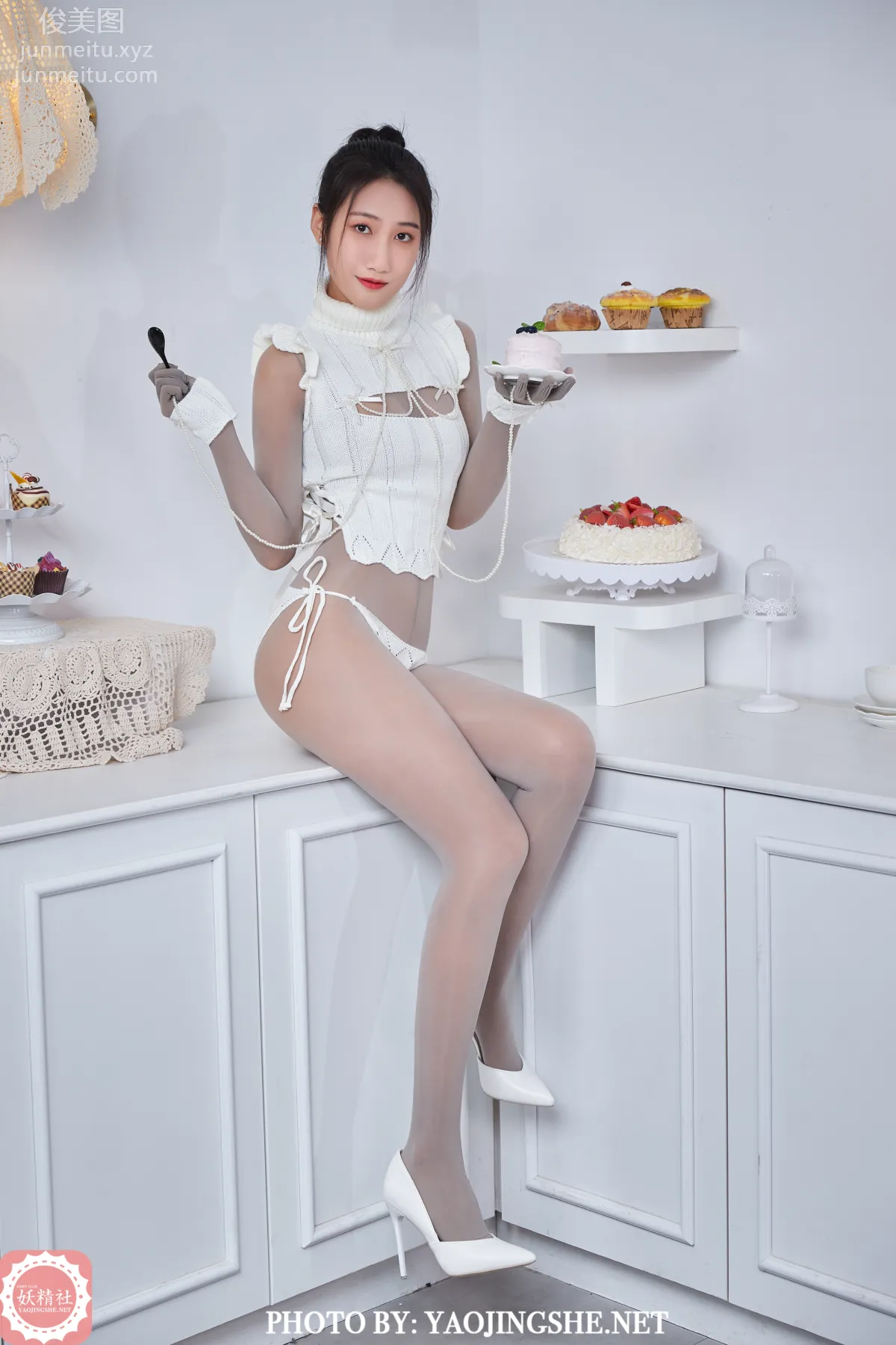 [FAIRY CLUB妖精社] 2021.05.01 B2107《思文-連身五指襪小公主》-極品無内絲B系列 9