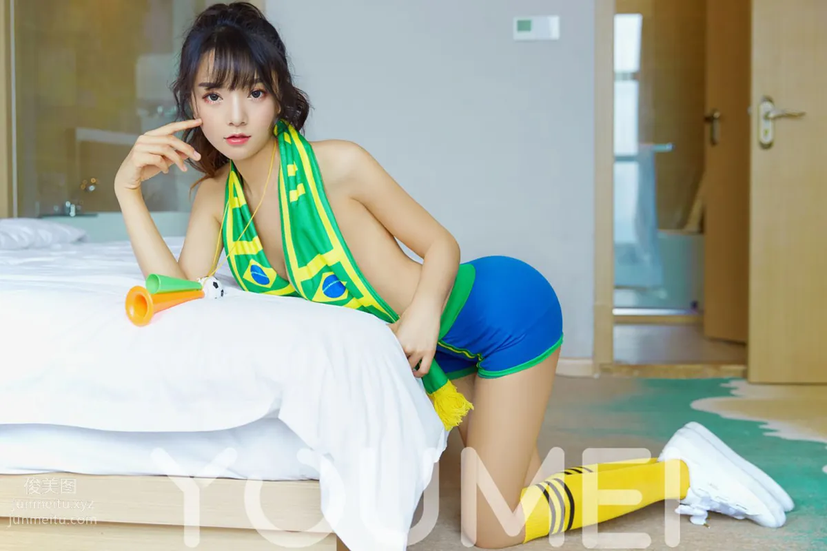 [YouMei尤美]2018.06.13 VOL.016 嬌豔の小球迷 喵星人 16