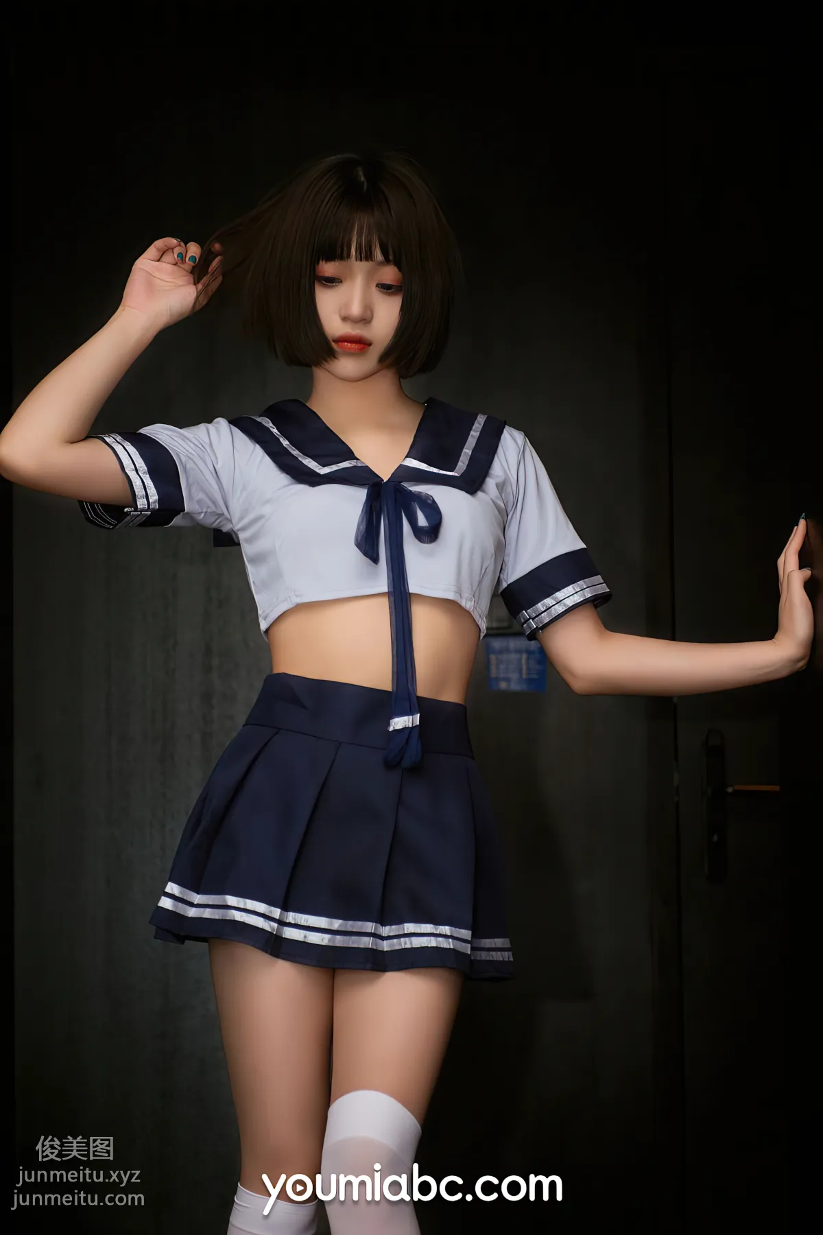 784：[YouMi尤蜜]2021.07.19 放學等我 萌萌[28P] 13