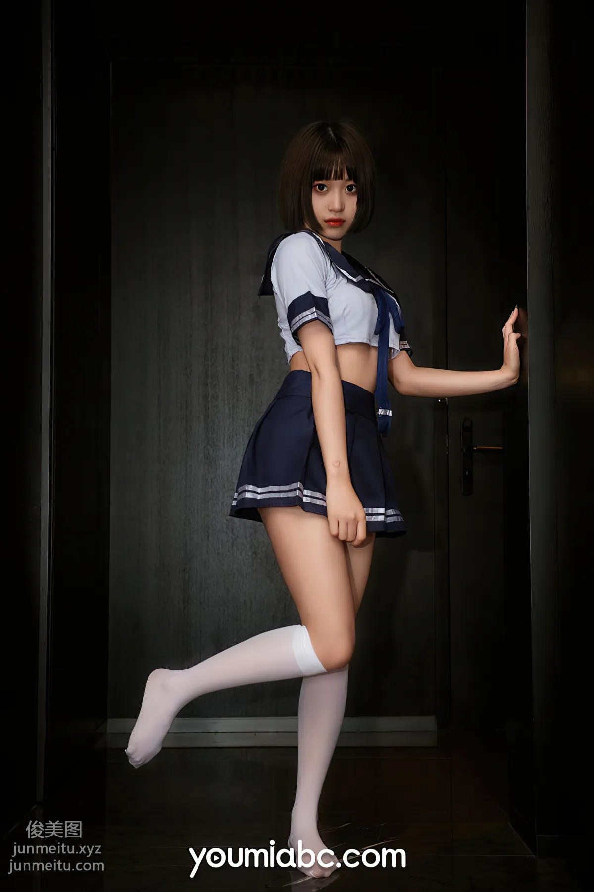 784：[YouMi尤蜜]2021.07.19 放學等我 萌萌[28P] 15