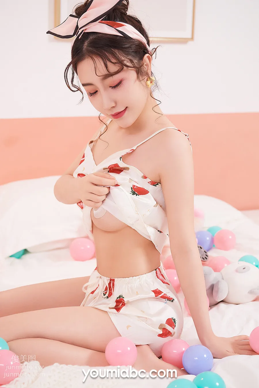 [YouMi尤蜜]2019.08.24 糖果色性感 绯月櫻.Cherry[49P] 6
