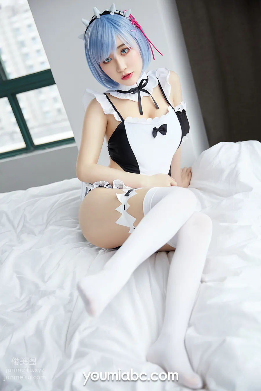 [YouMi尤蜜]2019.12.05 蕾姆女仆 绯月櫻.Cherry[33P] 5
