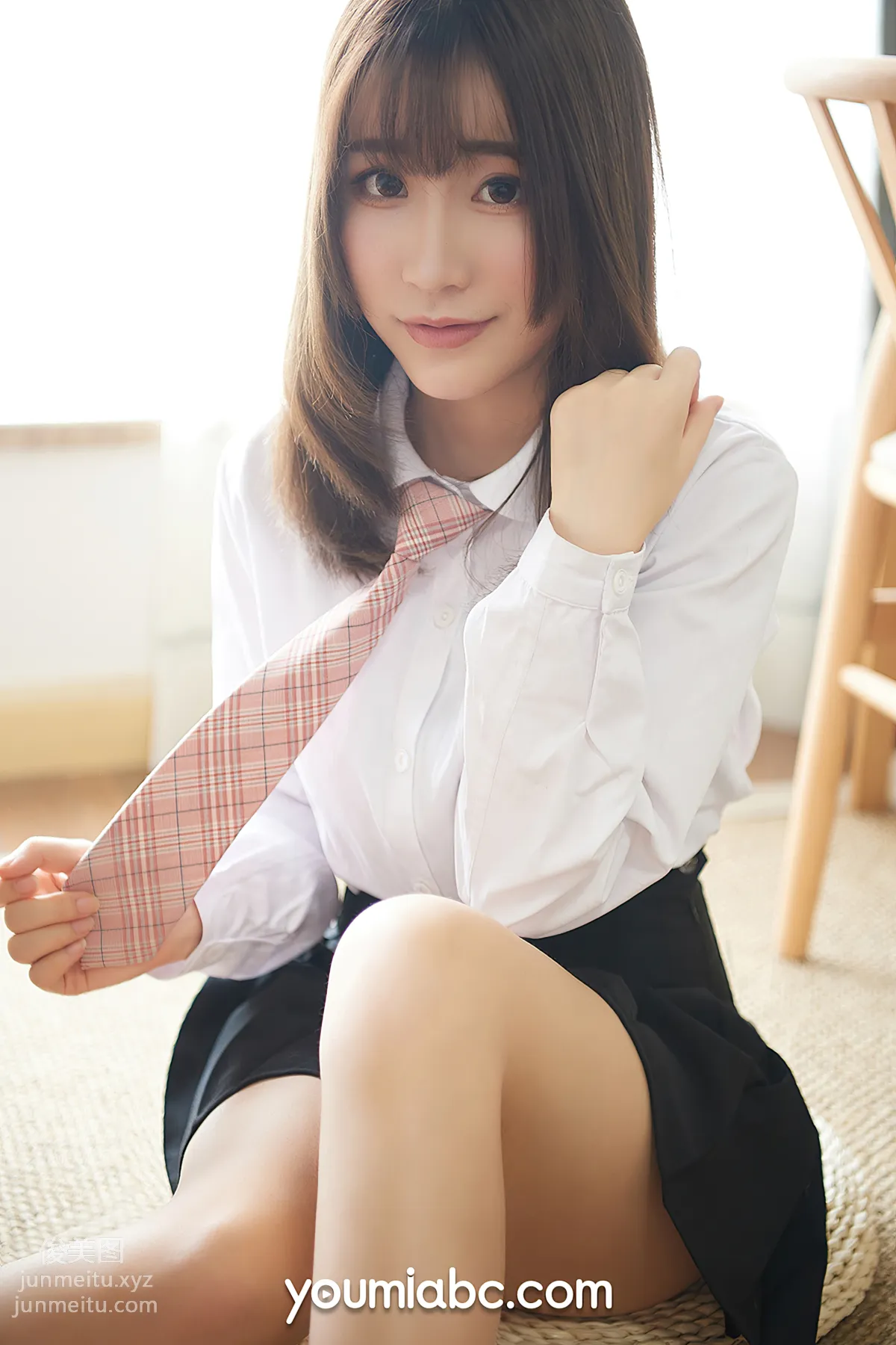 [YouMi尤蜜]2020.05.03 學生妹の制服誘惑 绯月櫻-Cherry[50P] 21