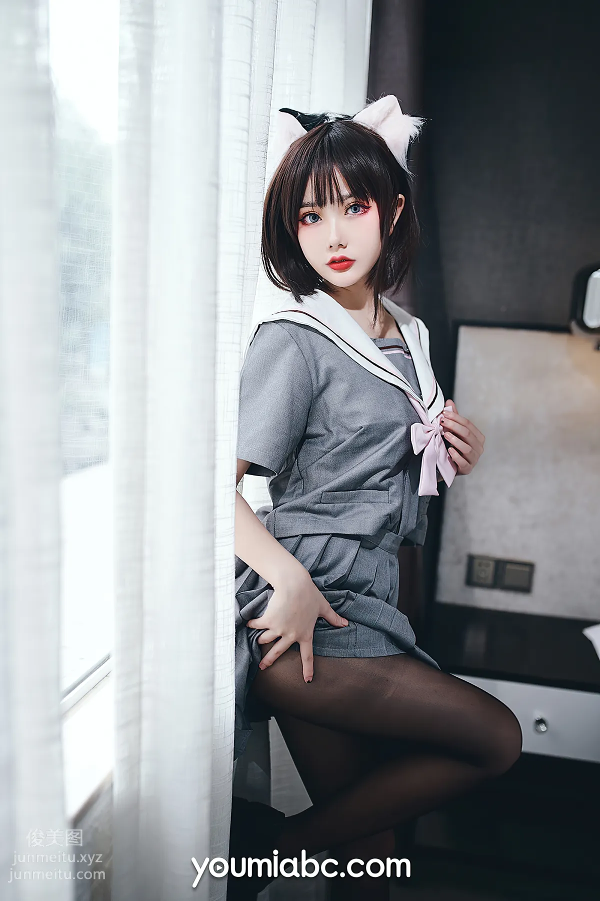 [YouMi尤蜜]2020.11.10 制服貓娘 您的蛋蛋[44P] 7