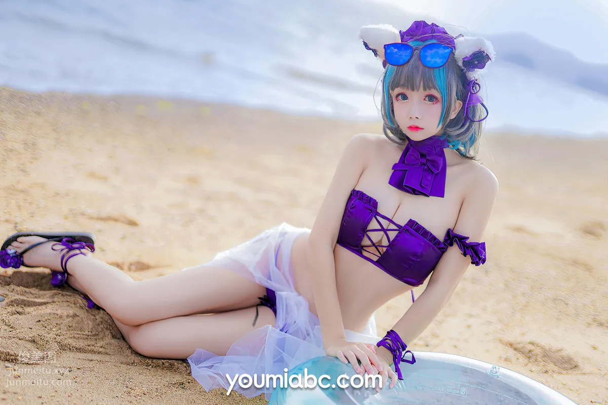 [YouMi尤蜜]2020.11.10 泳裝柴郡貓 奶泡嬌[41P] 25