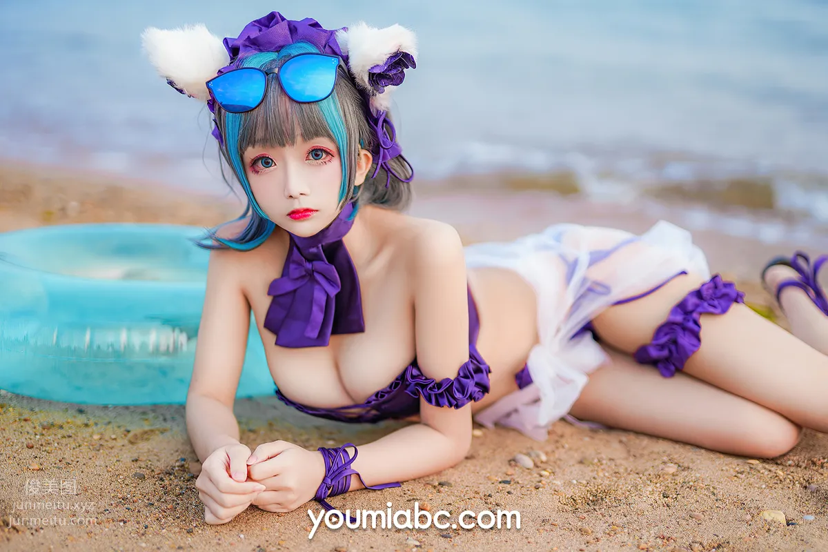 [YouMi尤蜜]2020.11.10 泳裝柴郡貓 奶泡嬌[41P] 34