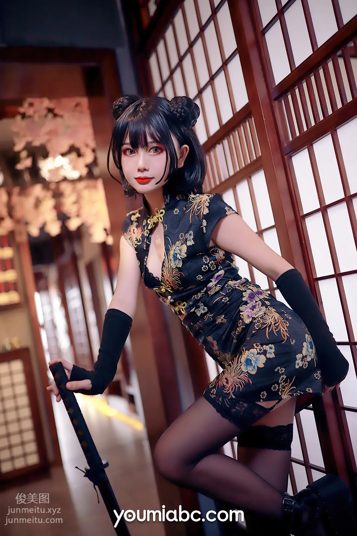 [YouMi尤蜜]2020.12.12 旗袍武士娘 您的蛋蛋[33P] 10
