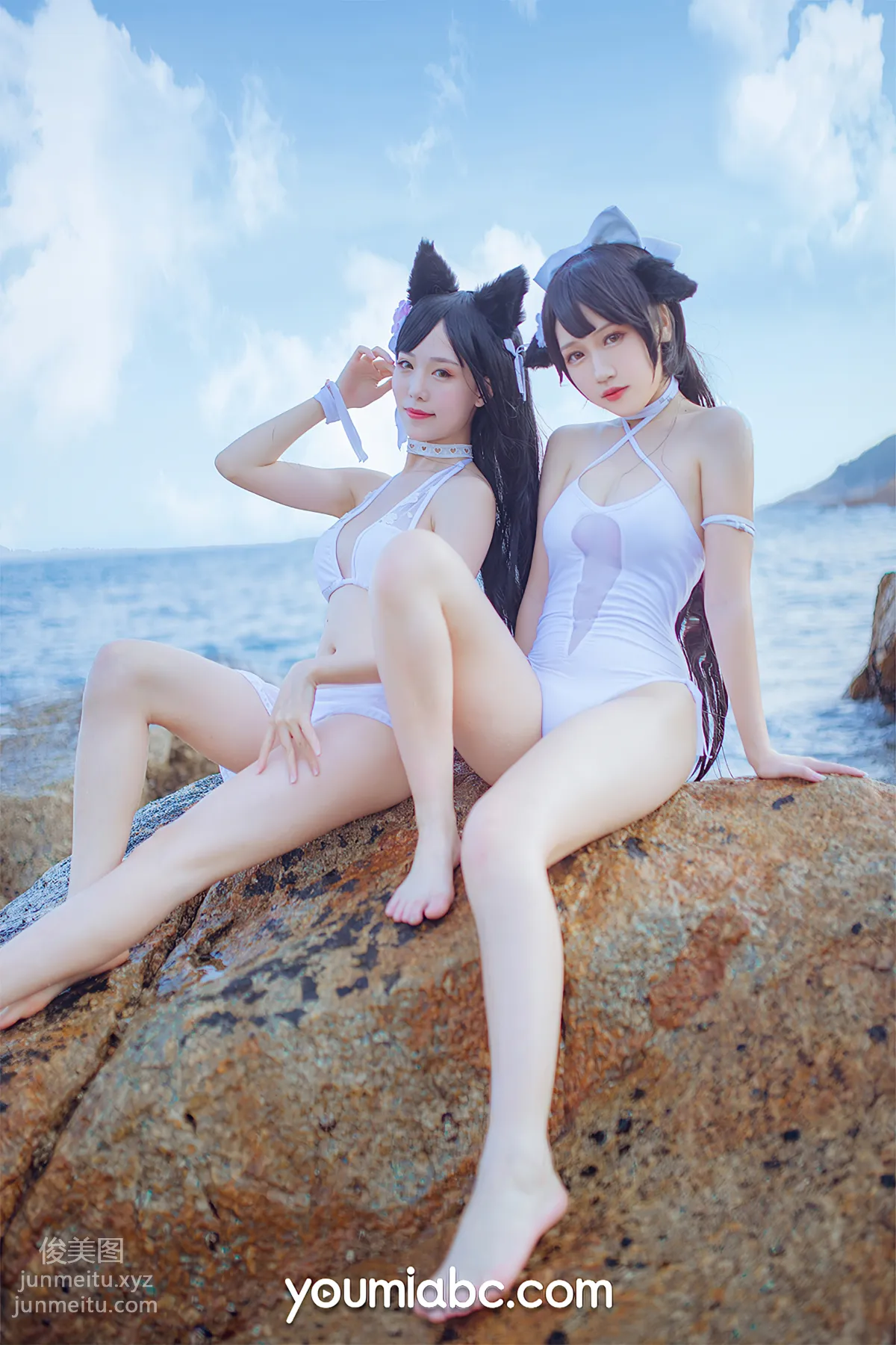 [YouMi尤蜜]2021.04.01 泳裝·碧藍航線 抖娘利世[40P] 1