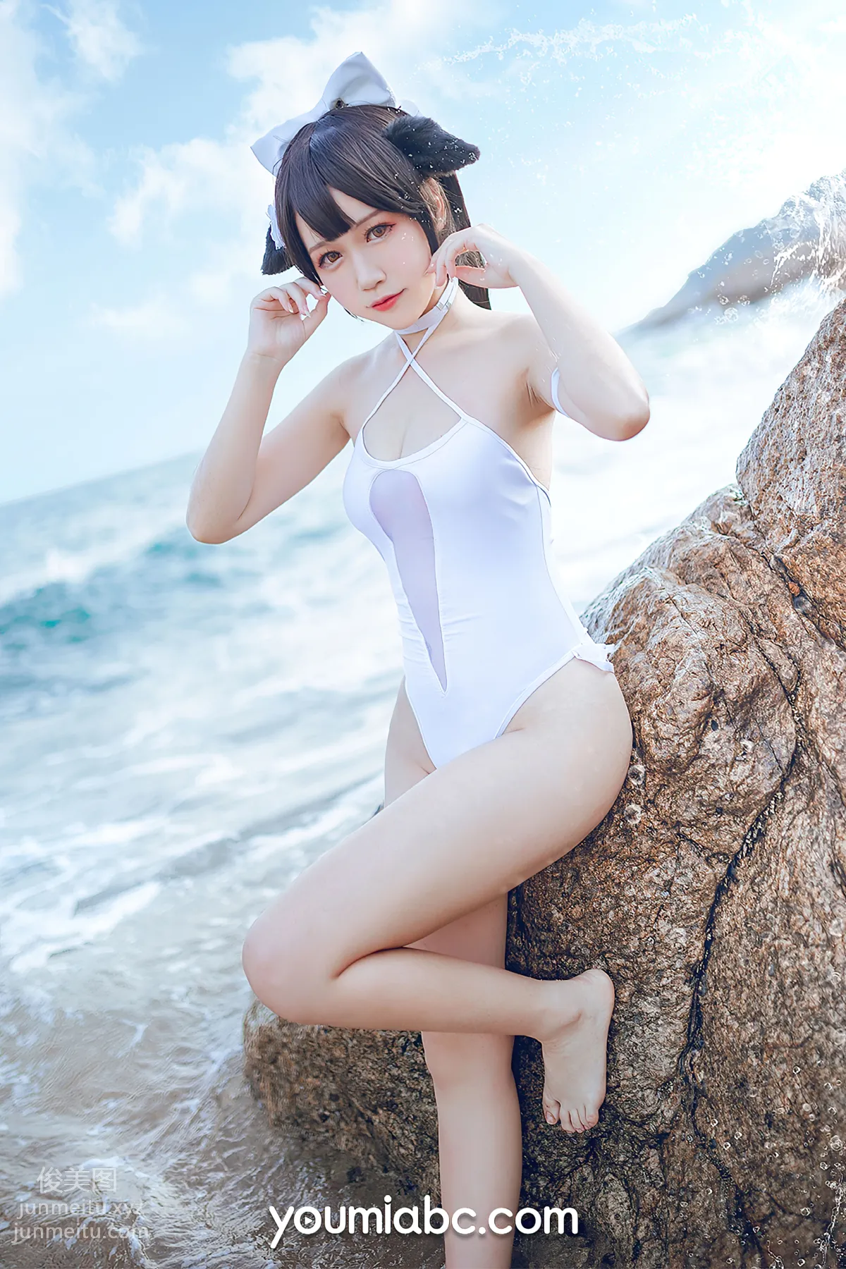 [YouMi尤蜜]2021.04.01 泳裝·碧藍航線 抖娘利世[40P] 18