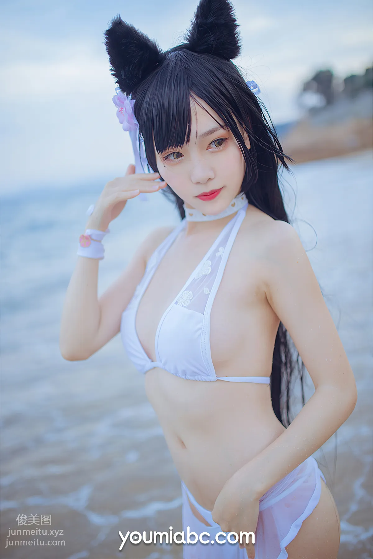 [YouMi尤蜜]2021.04.01 泳裝·碧藍航線 抖娘利世[40P] 34