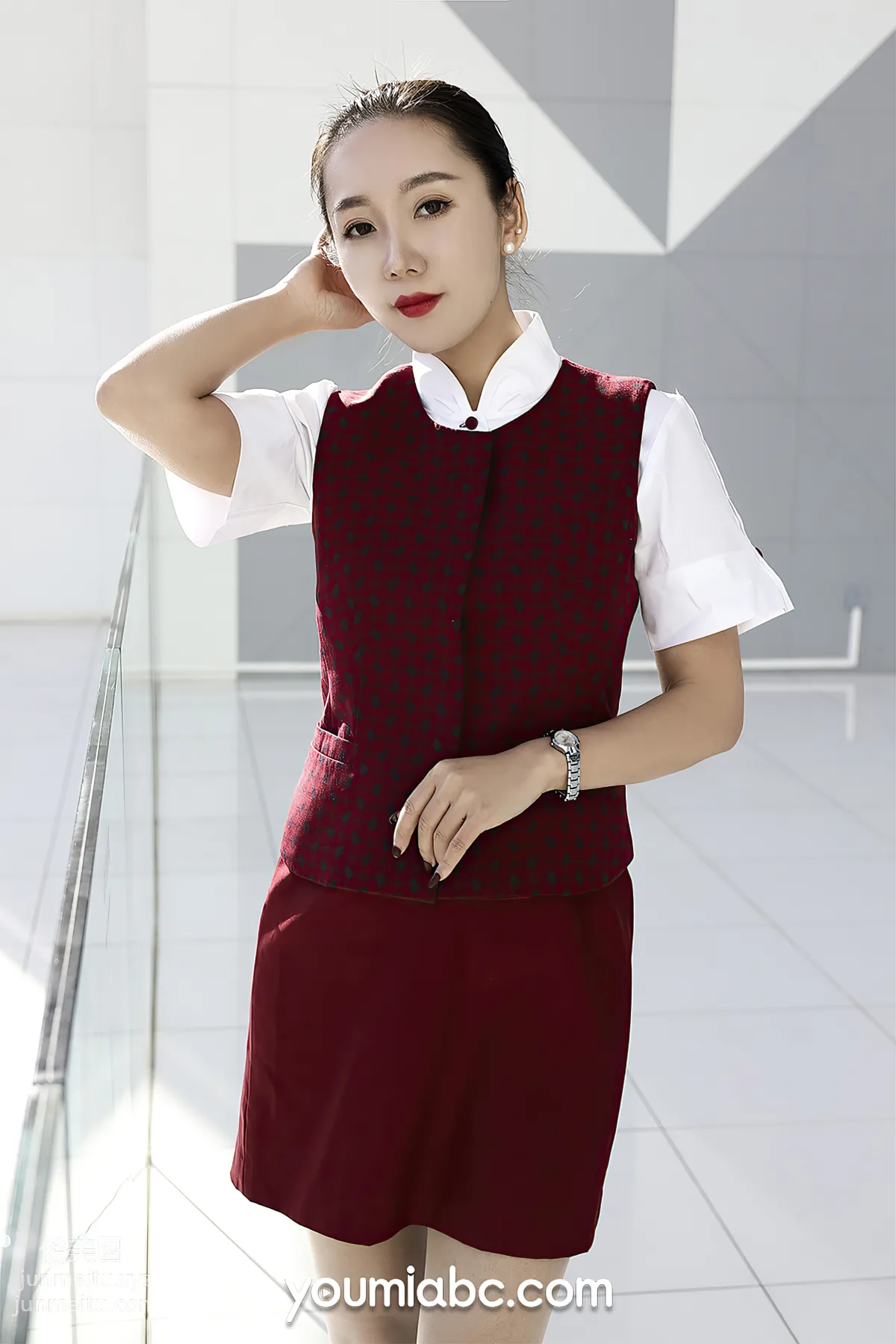 [YouMi尤蜜]2021.04.08 國航空姐 豐臣羽立[27P] 6