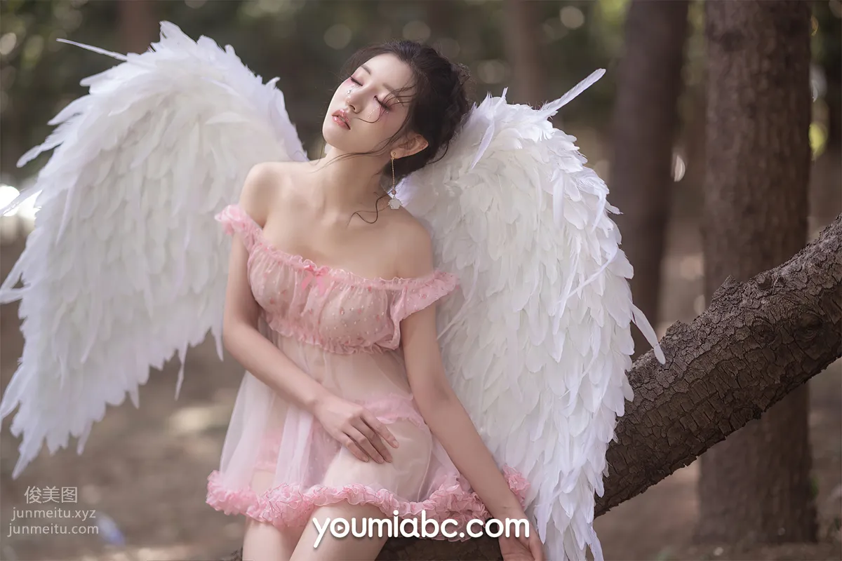 [YouMi尤蜜]2021.04.14 粉天使 沈夢瑤[40P] 2