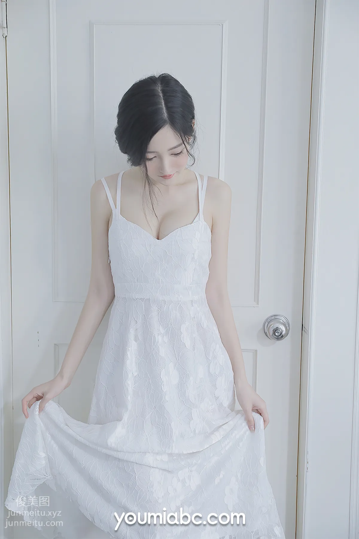 [YouMi尤蜜]2021.04.22 白裙少女 沈夢瑤[24P] 5