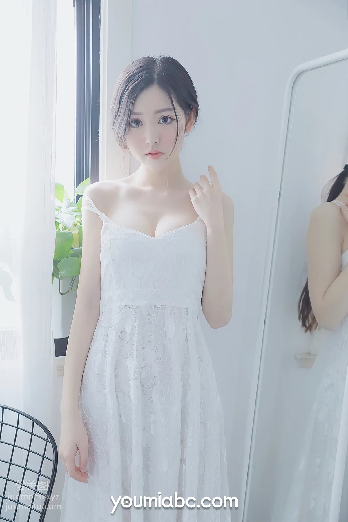 [YouMi尤蜜]2021.04.22 白裙少女 沈夢瑤[24P] 6
