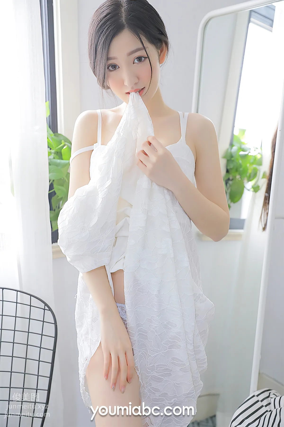 [YouMi尤蜜]2021.04.22 白裙少女 沈夢瑤[24P] 8