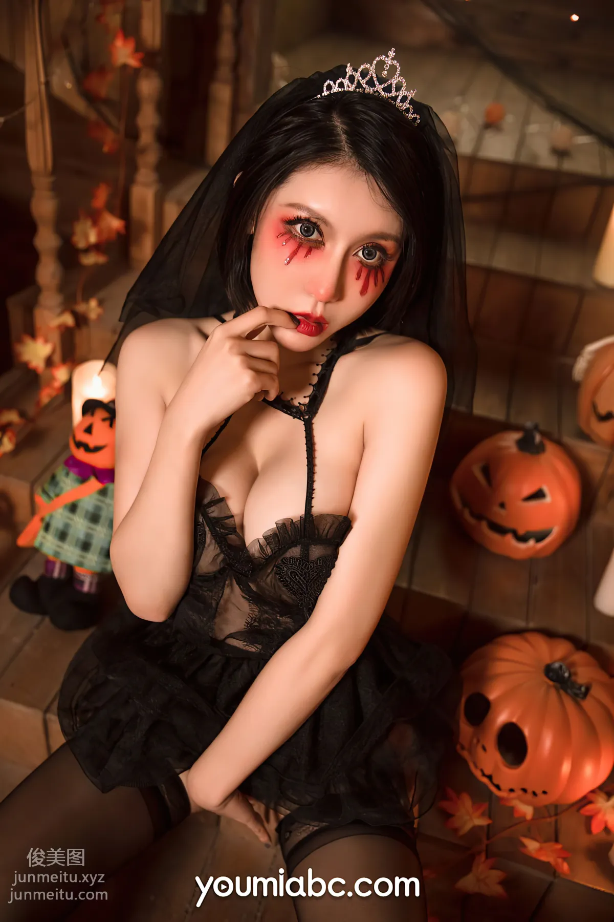 [YouMi尤蜜]2021.10.29 暗夜新娘 安妮斯朵拉[45P] 3