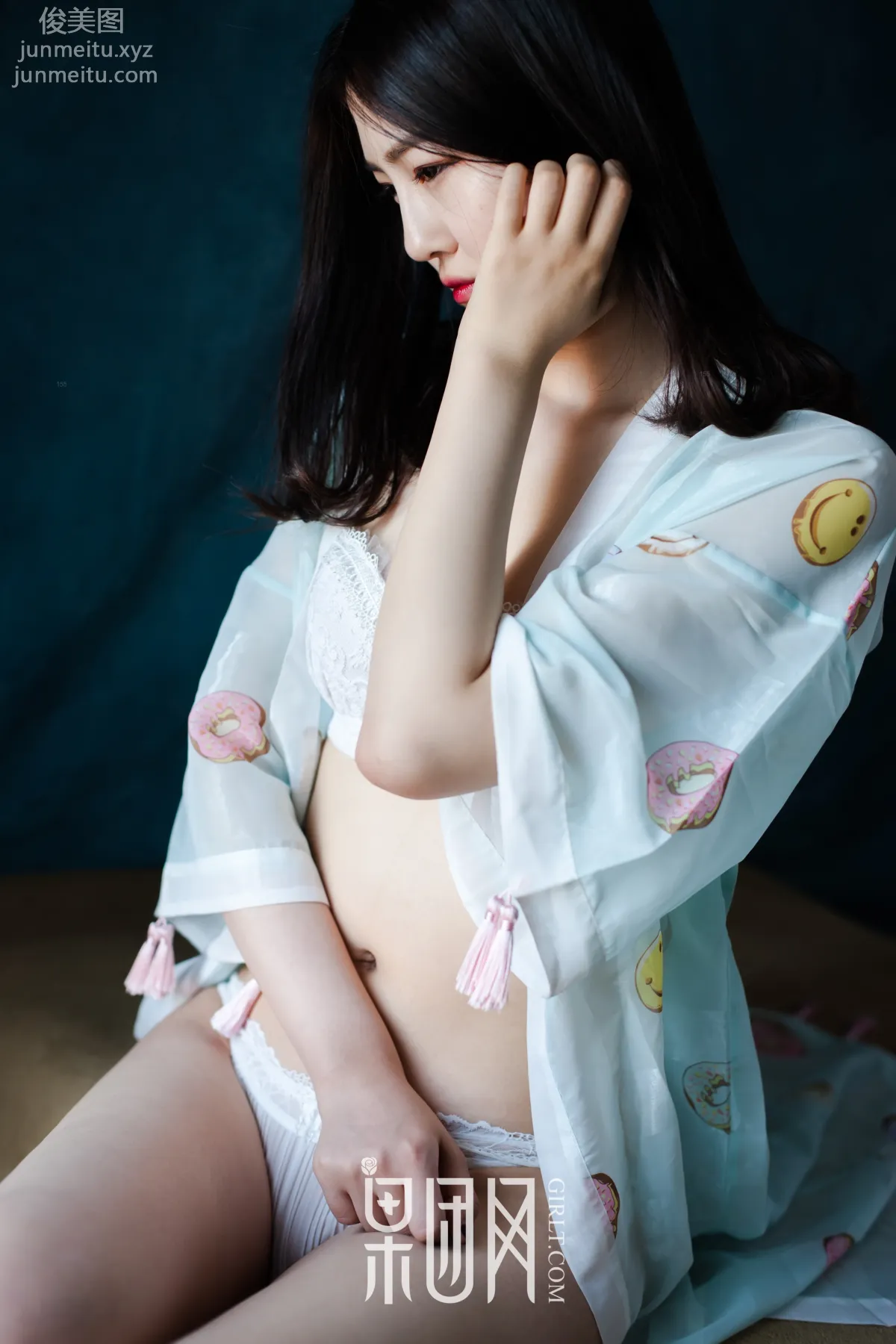 [GIRLT果團網]投稿作品 2017.06.29 TG013 初夏的蜜語@黑與白的交融@昏暗又明亮 5