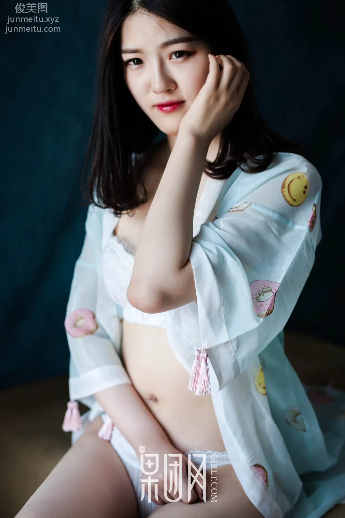 [GIRLT果團網]投稿作品 2017.06.29 TG013 初夏的蜜語@黑與白的交融@昏暗又明亮 7