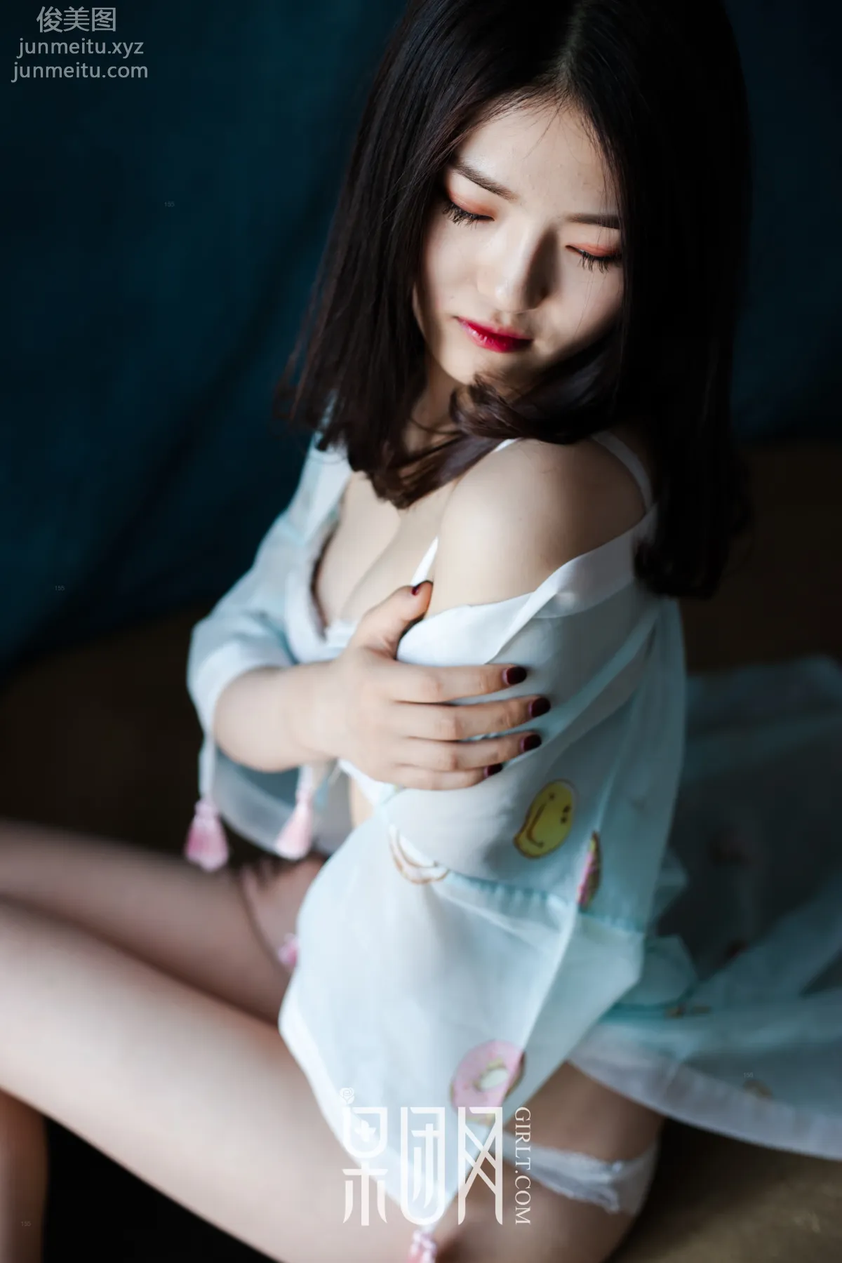 [GIRLT果團網]投稿作品 2017.06.29 TG013 初夏的蜜語@黑與白的交融@昏暗又明亮 8