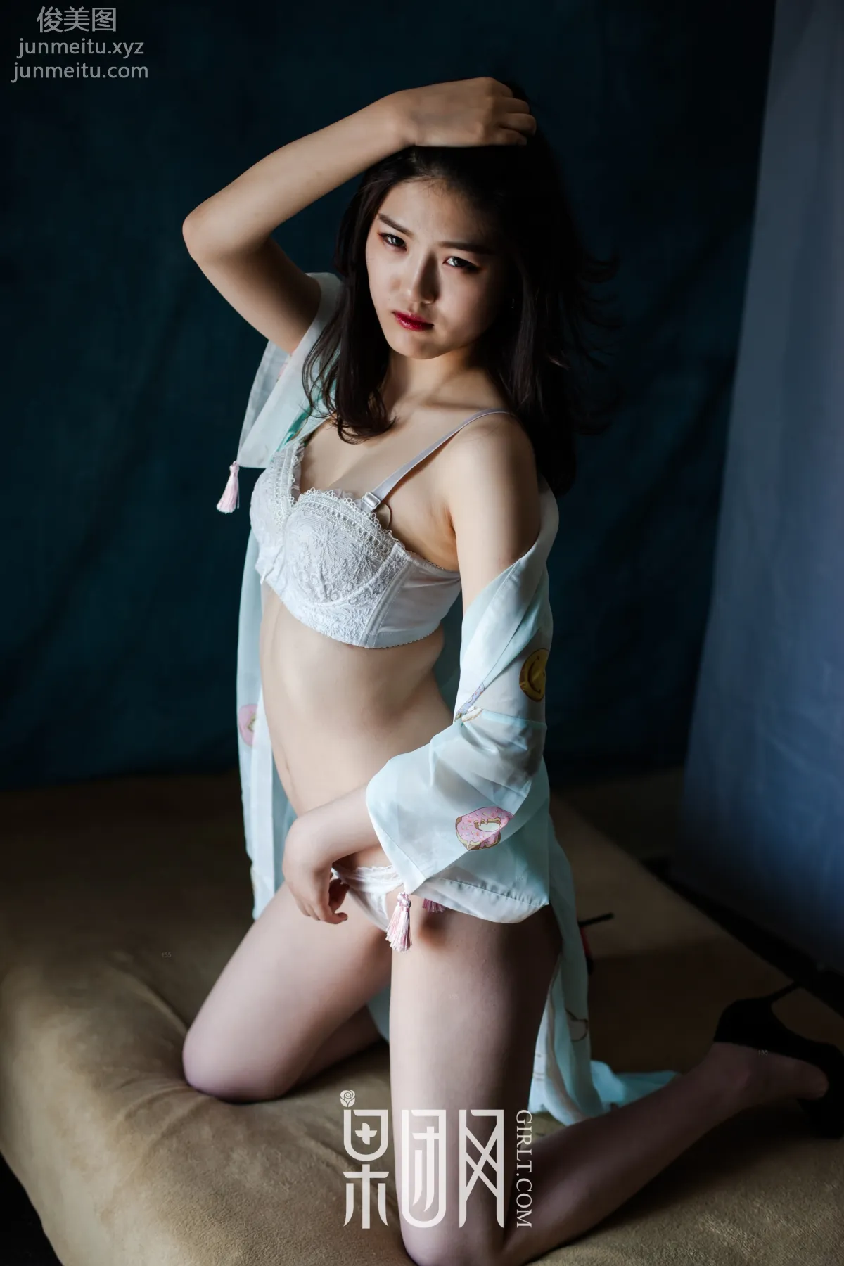 [GIRLT果團網]投稿作品 2017.06.29 TG013 初夏的蜜語@黑與白的交融@昏暗又明亮 23