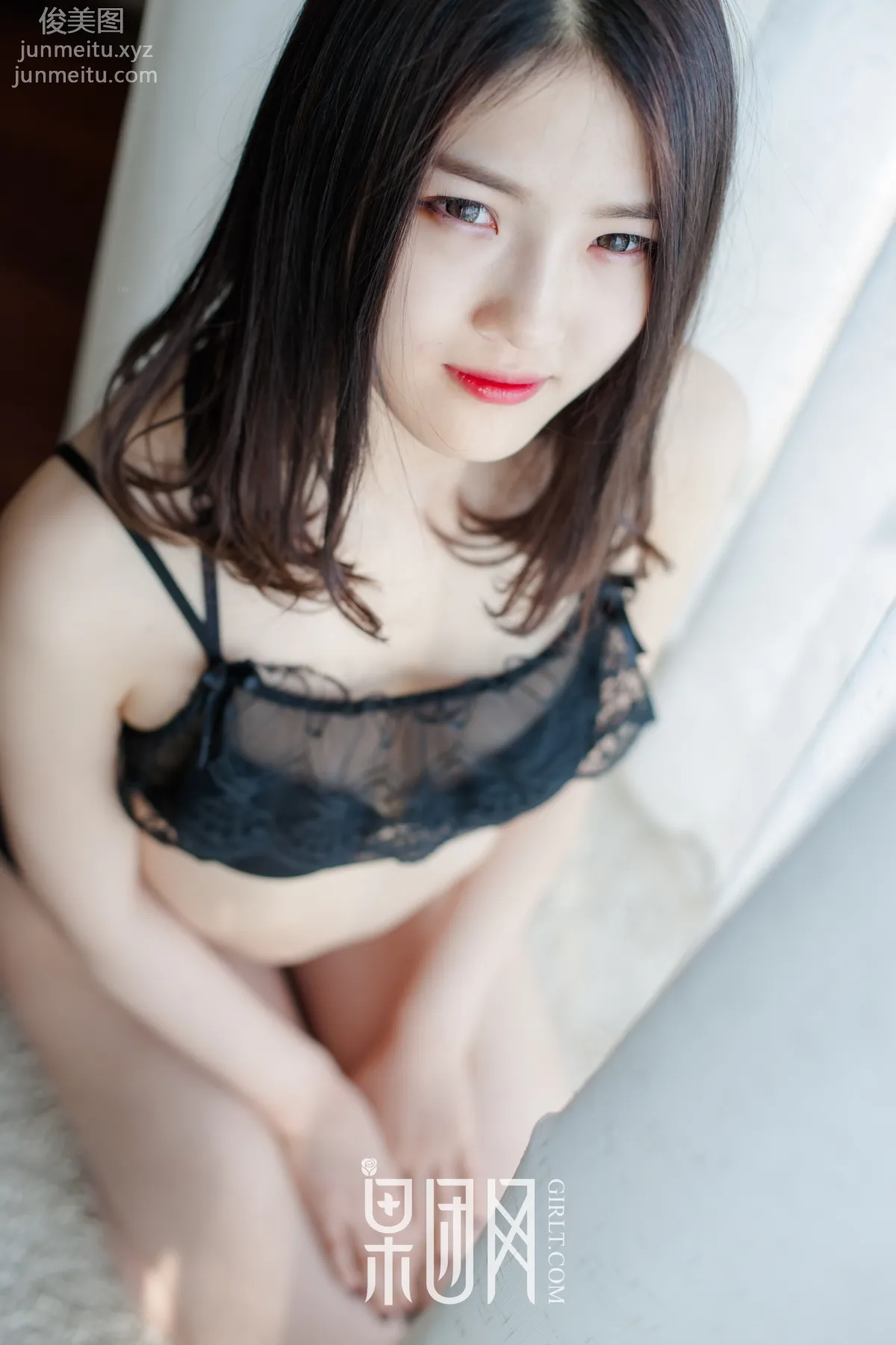 [GIRLT果團網]投稿作品 2017.06.29 TG013 初夏的蜜語@黑與白的交融@昏暗又明亮 36