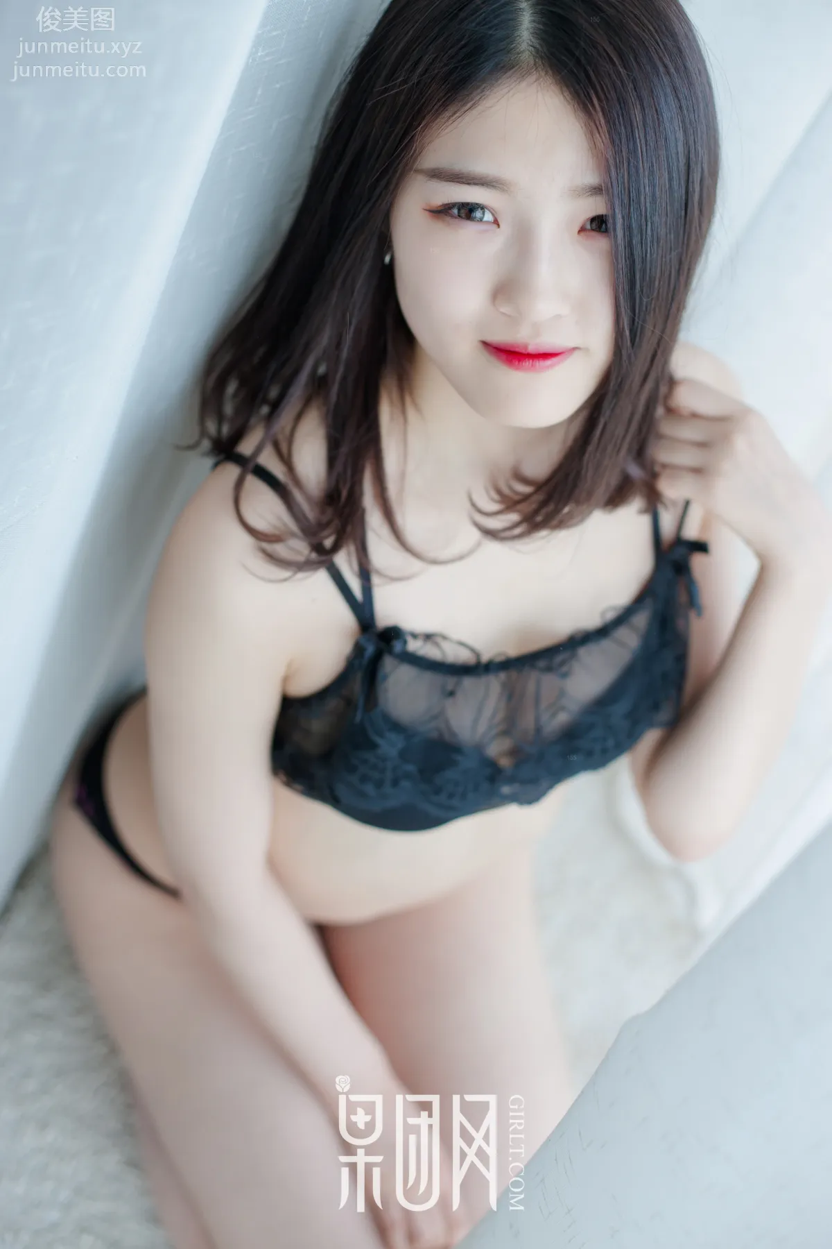 [GIRLT果團網]投稿作品 2017.06.29 TG013 初夏的蜜語@黑與白的交融@昏暗又明亮 37