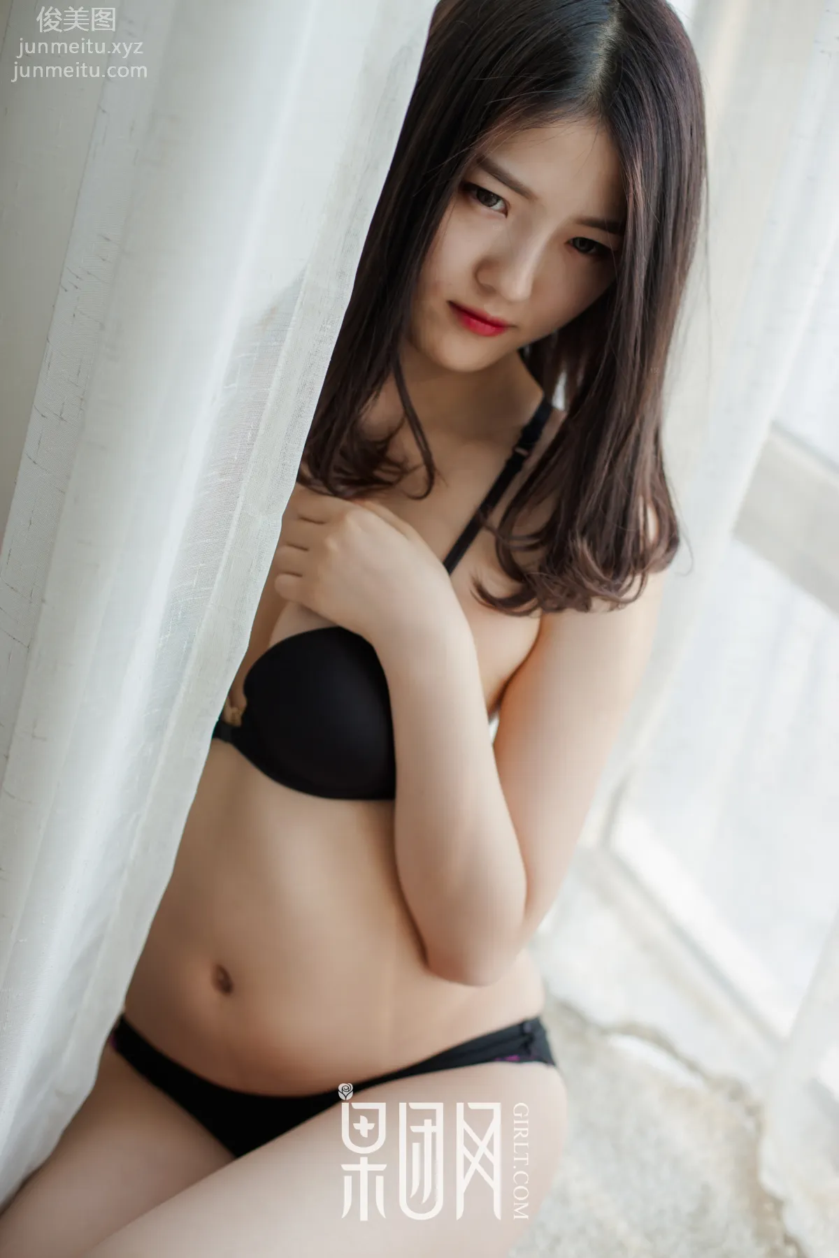 [GIRLT果團網]投稿作品 2017.06.29 TG013 初夏的蜜語@黑與白的交融@昏暗又明亮 48