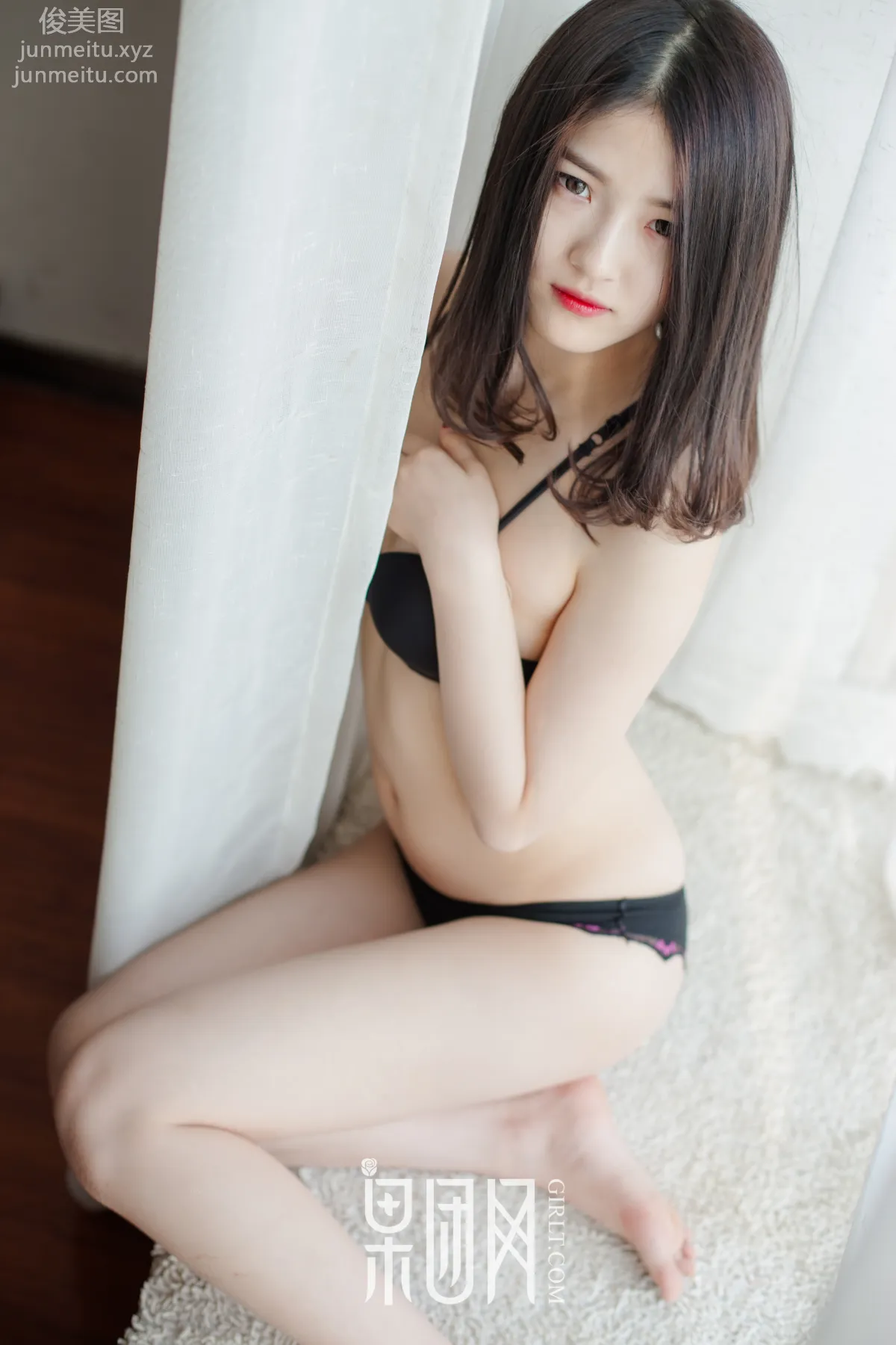 [GIRLT果團網]投稿作品 2017.06.29 TG013 初夏的蜜語@黑與白的交融@昏暗又明亮 50